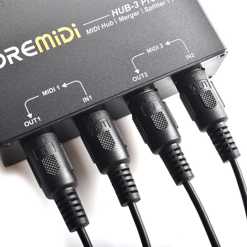 DOREMiDi MIDI HUB-3 Pro box Support MIDI Routing Filtering Merging Splitting (HUB-3 Pro) - Image 5